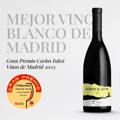 Señorío de Zafra Blanco Barrica Mejor Vino Blanco de Madrid Premios Carlos Falcó