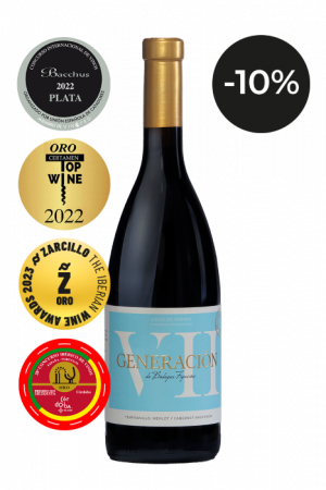 Comprar Online Vino de Madrid Generación VII de Bodegas Figueroa - Medalla de Oro Premios Mezquita, Oro Topwine 2022, Bacchus de Plata y Zarcillo de Oro 2023 - 10% DESCUENTO BLACK FRIDAY